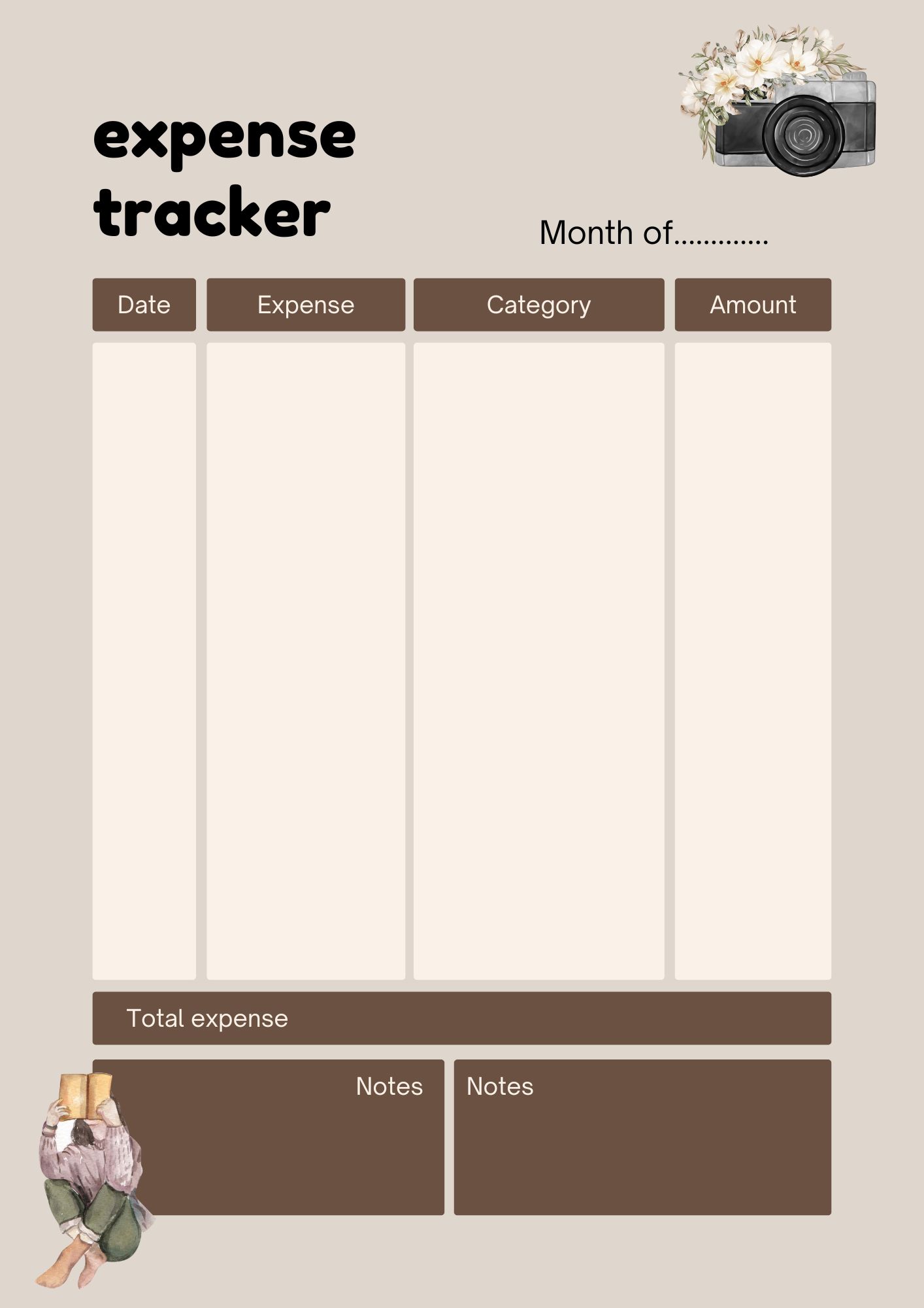 Expense Tracker Template